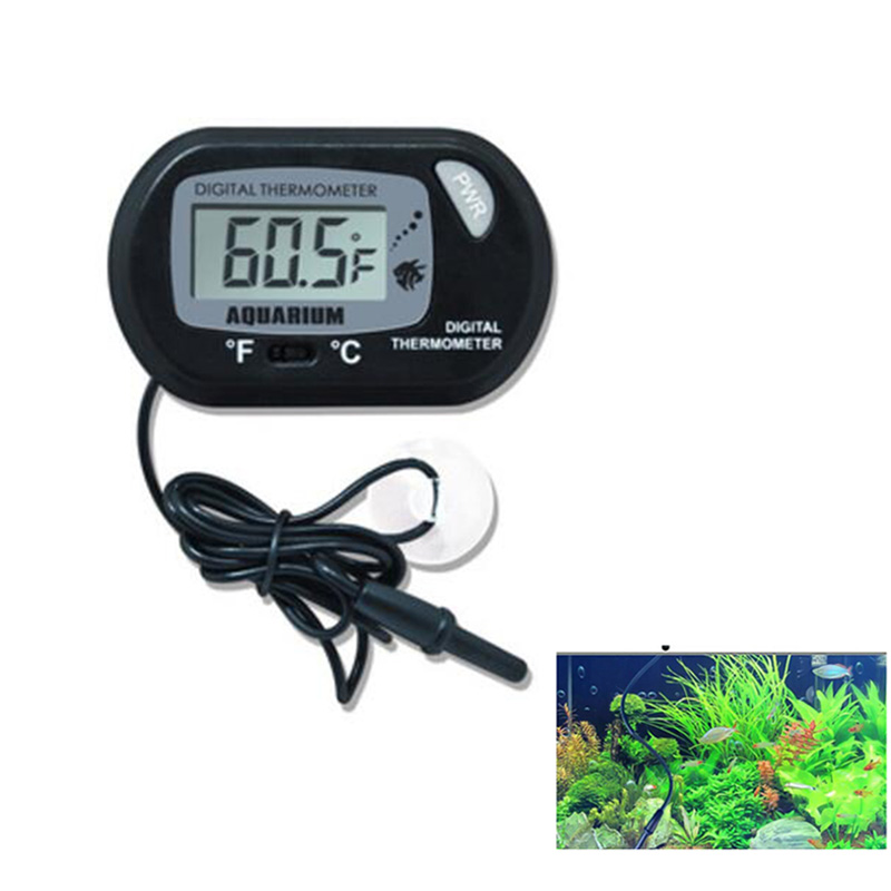 Marine Aquarium Hydrometer - Fish Tank LCD Digital Aquarium Thermometer