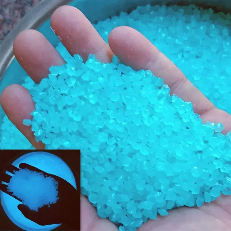 Aquarium Marine Tank - 1000pcs 3-5mm Luminous Sand Glow in