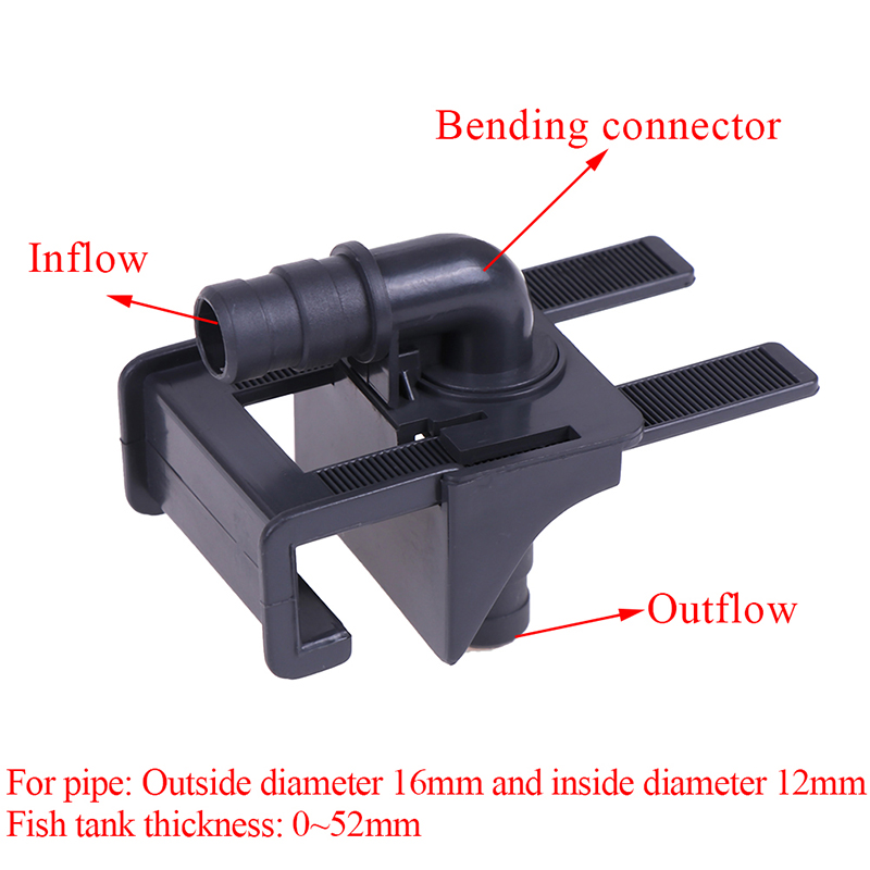Marine Aquarium Overflow - Aquarium Water Pipe Connector Fish Tank