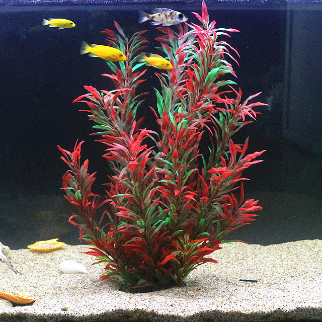 Aquarium Marine Tank - 50CM Artificial Fish Tank Rare Plants
