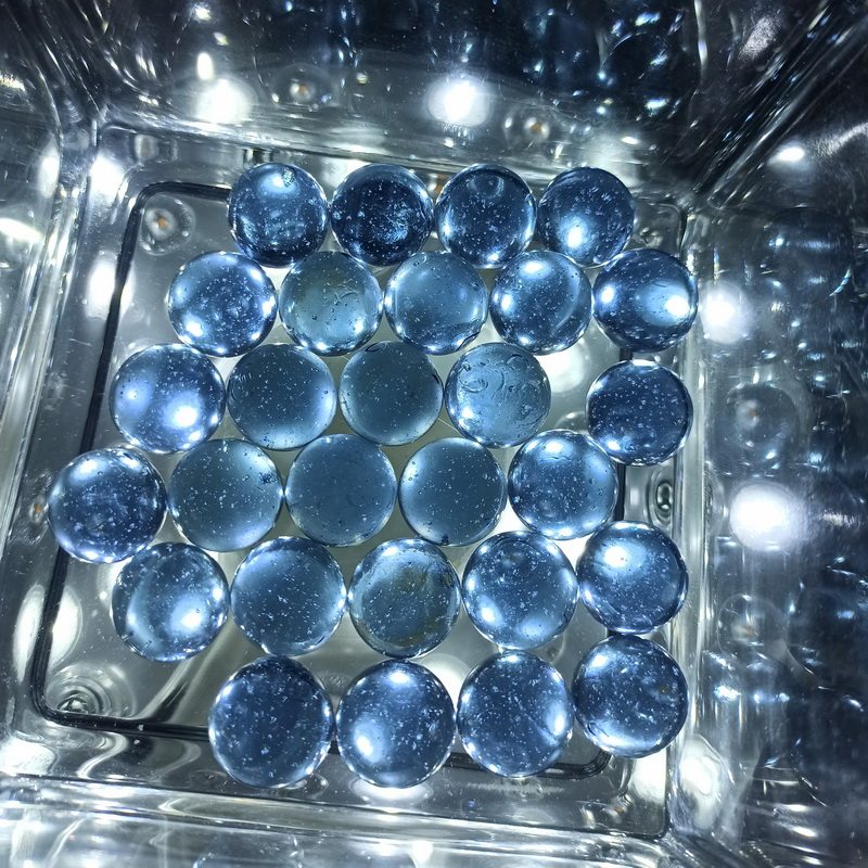 Aquarium Marine Tank - Glass Marble 14/16/17mm Colored Glass Beads