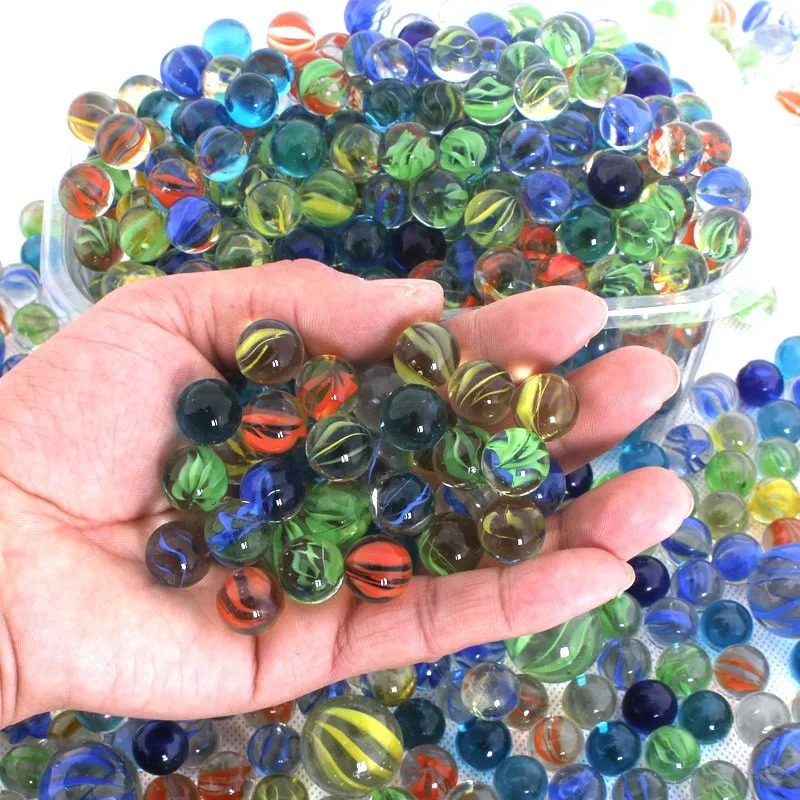 50Pcs 14mm Colorful Glass Marb - Aquarium Marine Tank ulasan dan harga