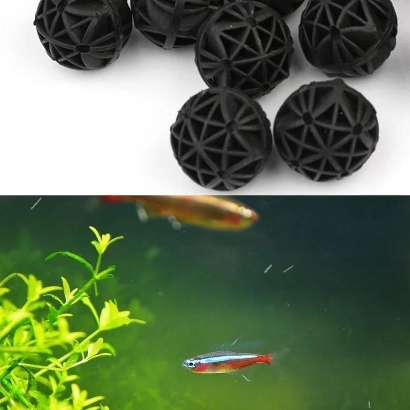50Pcs 16mm Aquarium Bio Filter - Aquarium Marine Tank ulasan dan harga