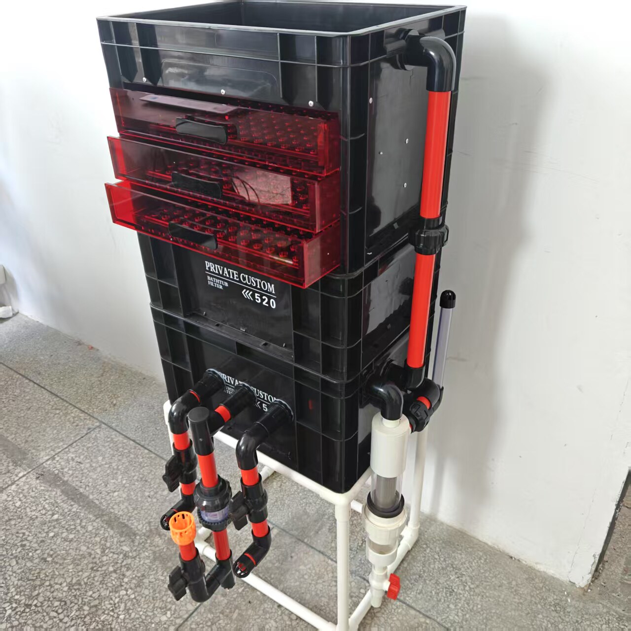 Fish tank turnover box Industr - Marine Aquarium Overflow ulasan dan harga
