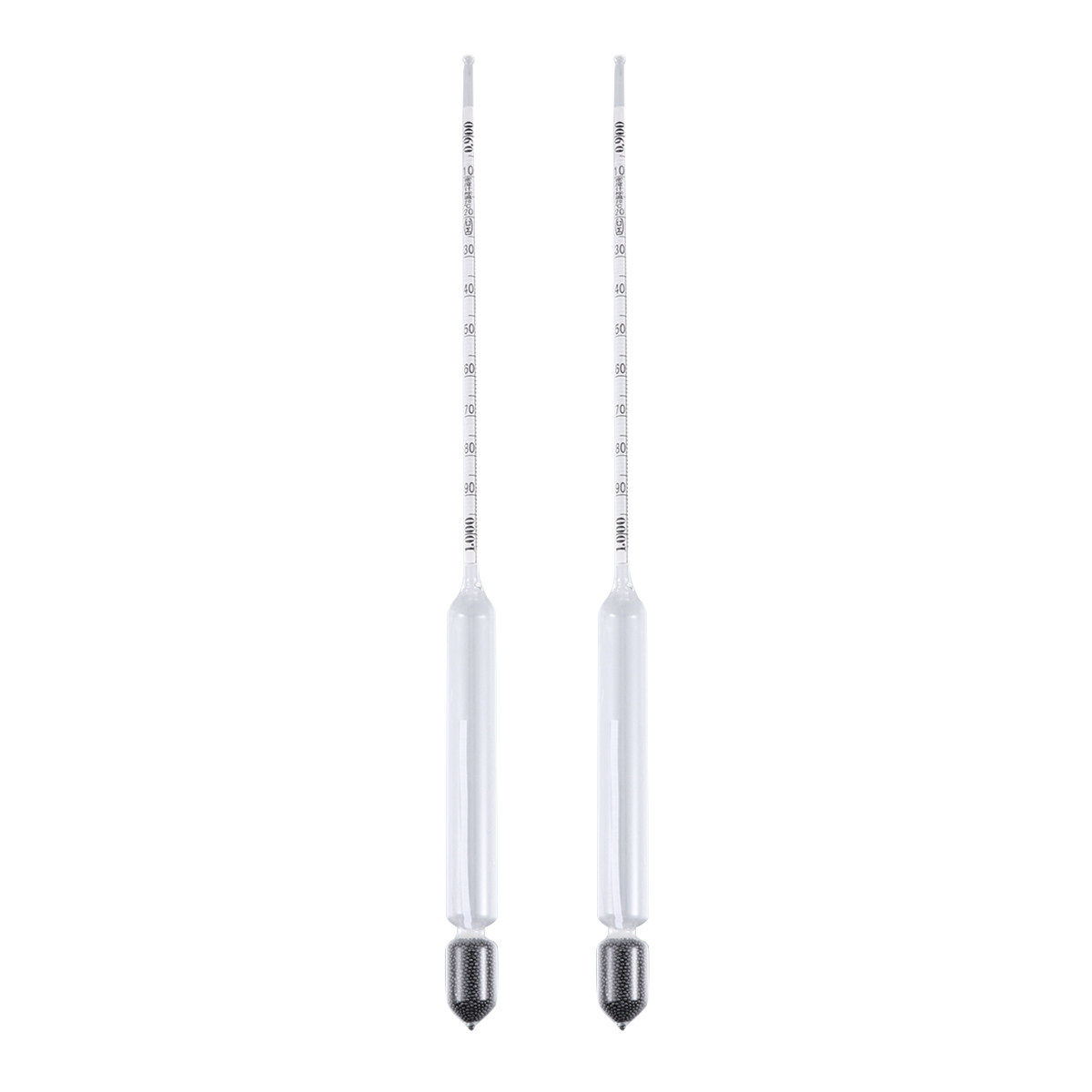 2Pcs Premium Glass Float Hydro - Marine Aquarium Hydrometer ulasan dan harga