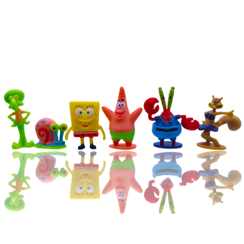 6pcs SpongeBob Fish Tank Decor - Aquarium Marine Tank ulasan dan harga