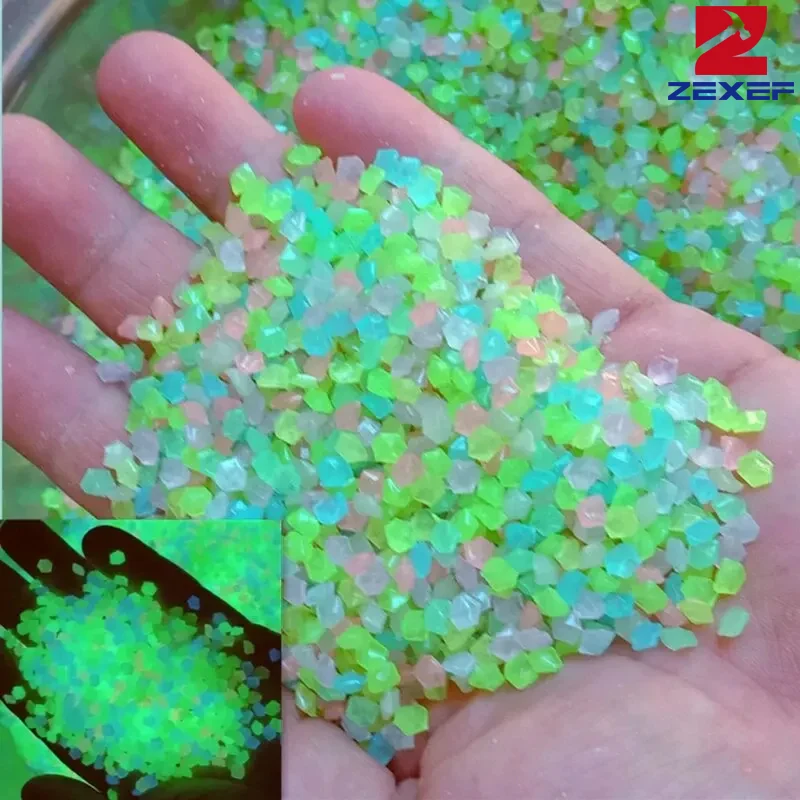 1000pcs 3-5mm Luminous Sand Gl - Aquarium Marine Tank ulasan dan harga