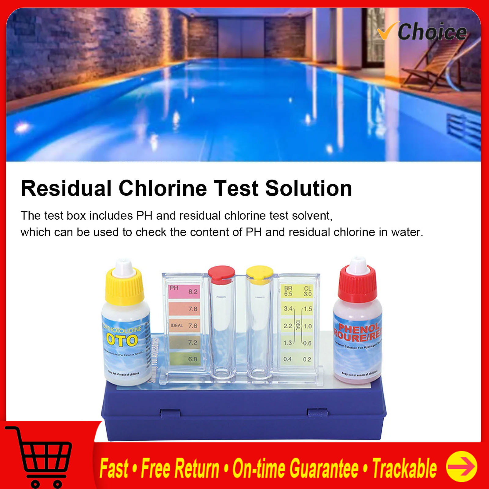 Testing Pipe Water Quality Tes - Marine Aquarium Water Test Kit ulasan dan harga