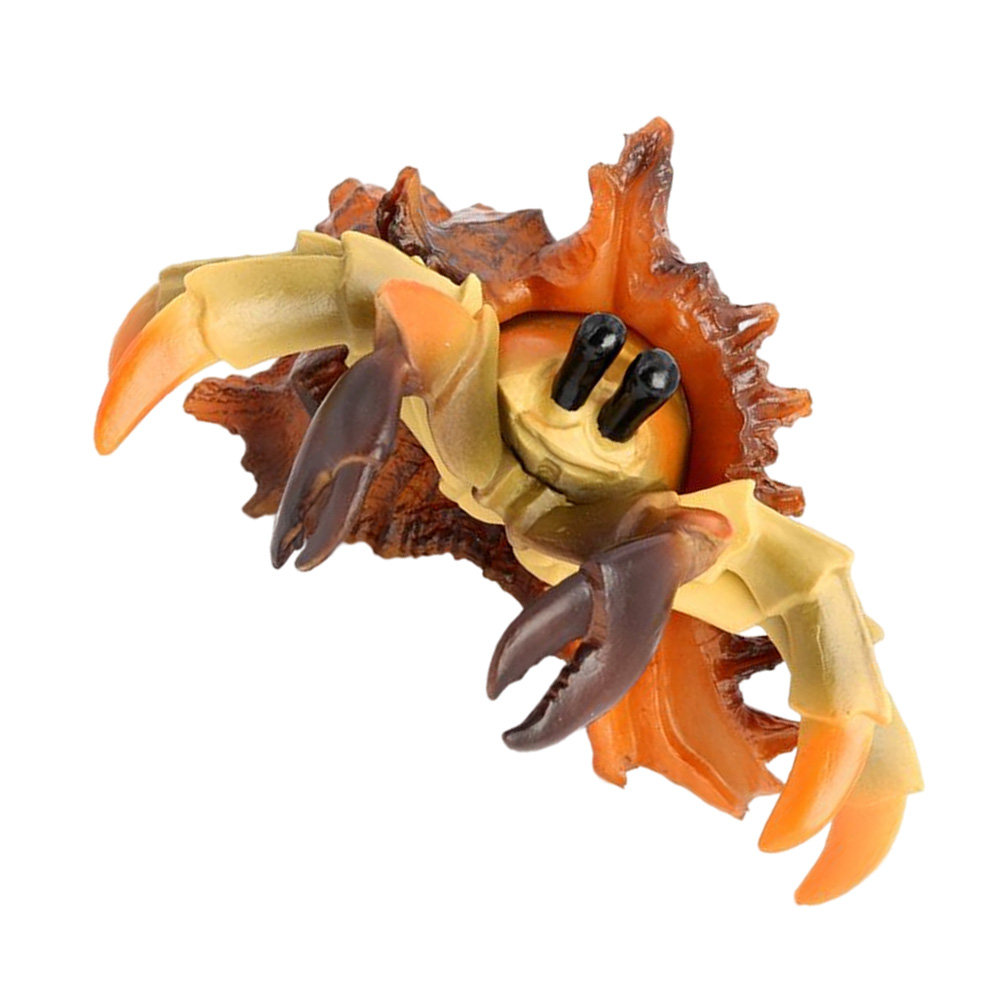 Realistic Plastic Hermit Crab  - Marine Aquarium Hermit Crab ulasan dan harga