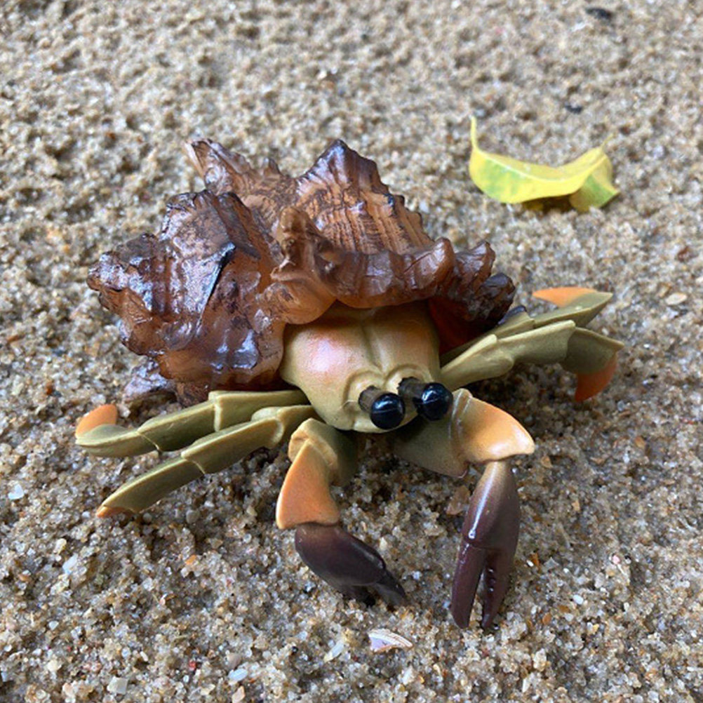 Realistic Plastic Hermit Crab  - Marine Aquarium Hermit Crab ulasan dan harga