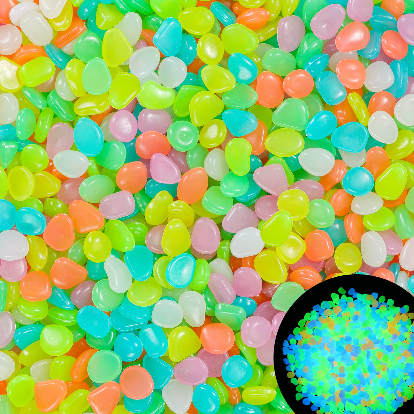 100Pcs Glow in the Dark Garden - Aquarium Marine Tank ulasan dan harga