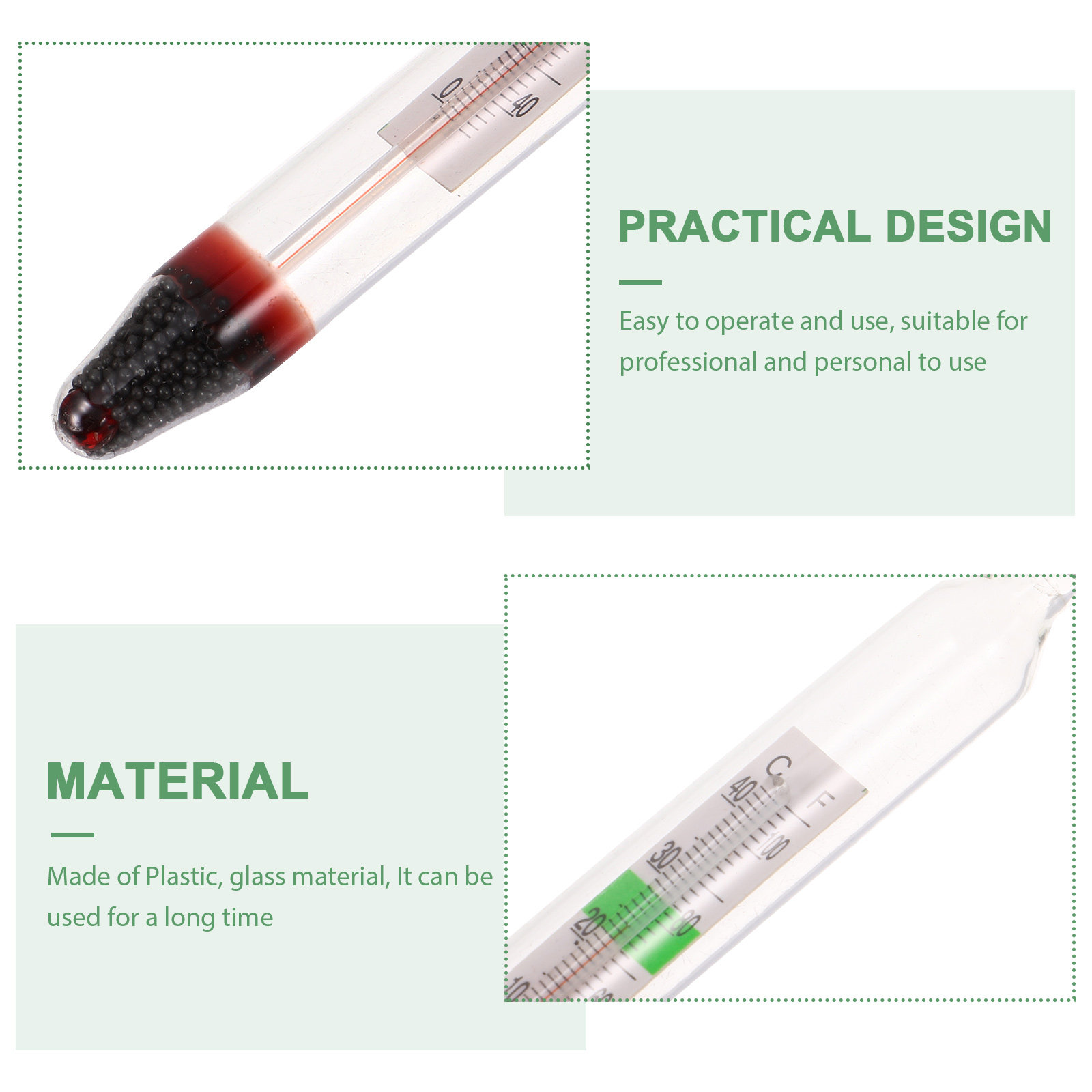 1Set Reliable Salinity Hydrome - Marine Aquarium Hydrometer ulasan dan harga