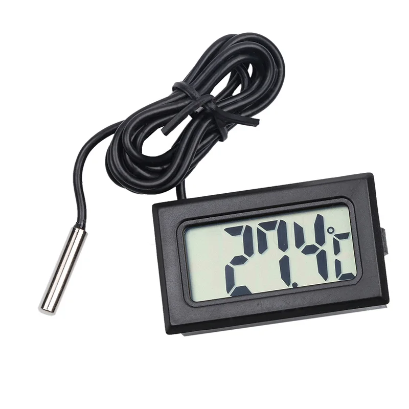 Car Digital Thermometer Mini L - Marine Aquarium Hydrometer ulasan dan harga